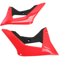 (image for) UFO Radiator Cover - OEM red/black