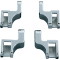 (image for) Chrome Driver Floorboard Relocation Brackets