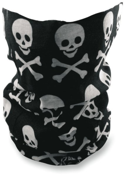 (image for) Zan Headgear Polyester Motley Tube - Skull and crossbones