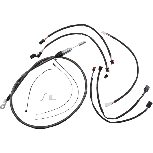 (image for) MAGNUM Black Pearl Designer DOT Handlebar Installation Kit, 15"-17" Apes