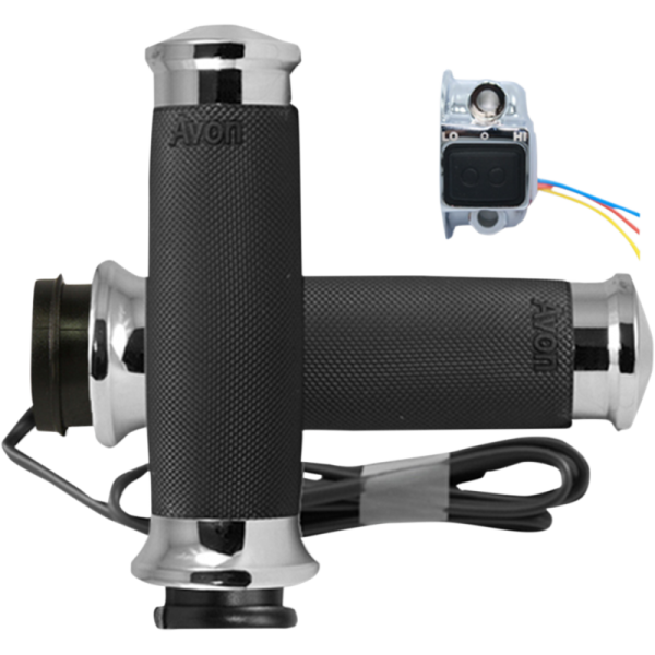 (image for) AVON GRIPS Heated Grips Custom Contour Chrome