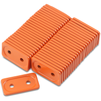 (image for) Two-Hole Double Grand Digger Support Plate - Orange (48 Pk.)