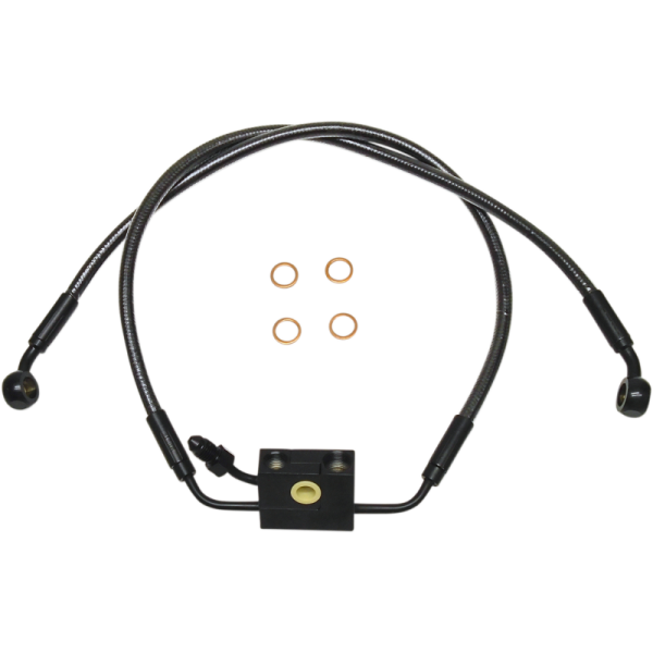(image for) Designer Series Lower Front Brake Line (Black Pearl)