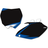 (image for) Pre-Cut Graphic Number Plate Kit - Yamaha YZ250F 14-18, YZ450F 14-17 - Black