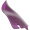 (image for) Kolor Flare Windshield 6.5" Purple