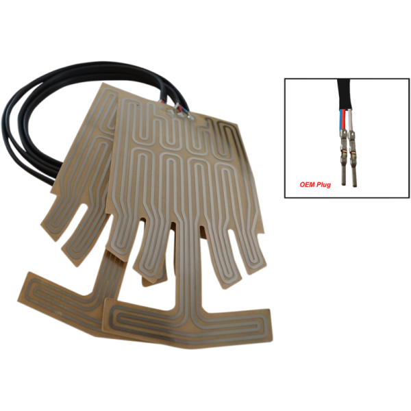 (image for) RACE SHOP INC. Extended length 2-wire kit w/ OEM terminals for Ski-Doo