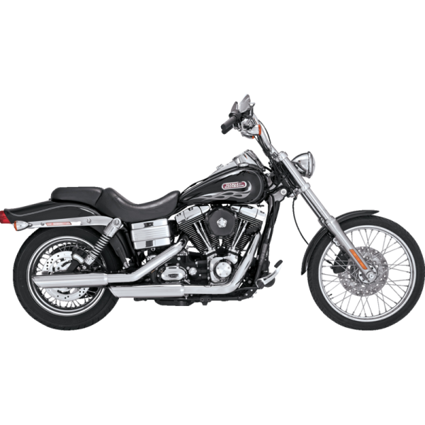 (image for) Vance & Hines PCX Twin Slash Slip-On Muffler Chrome