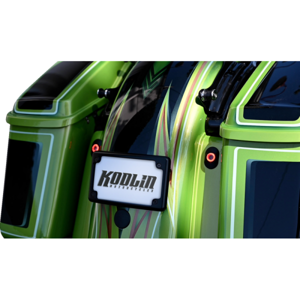 (image for) Kodlin Curved LED License Plate Kit - Black