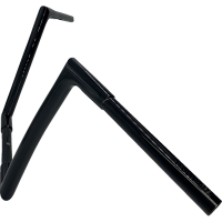 (image for) EZ Install 1 1/4" Flat Top Handlebar Gloss Black 14" Rise