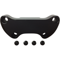 (image for) Handlebar Clamp with Skirt Gloss Black Smooth