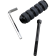 (image for) Drag Specialties Soft-Ride Shifter Peg, Extended Black (Allen bolt)