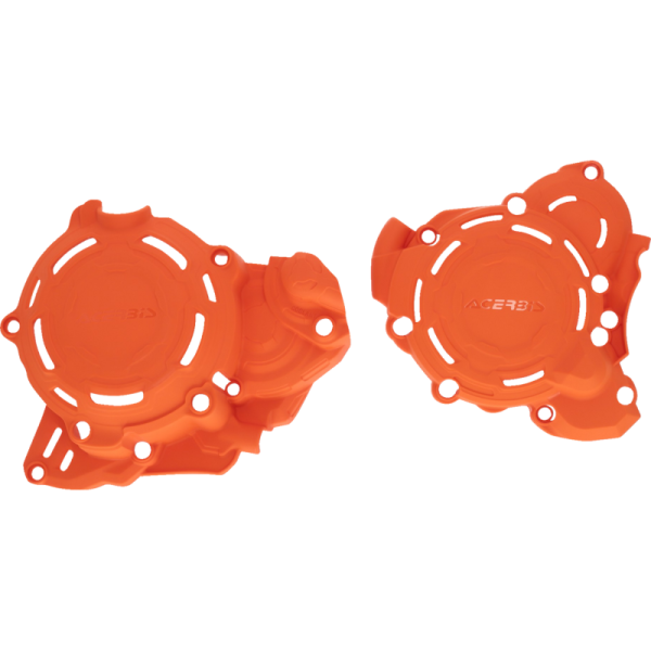 (image for) Acerbis X-Power Engine Cover Kit - Orange 16
