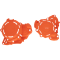 (image for) Acerbis X-Power Engine Cover Kit - Orange 16