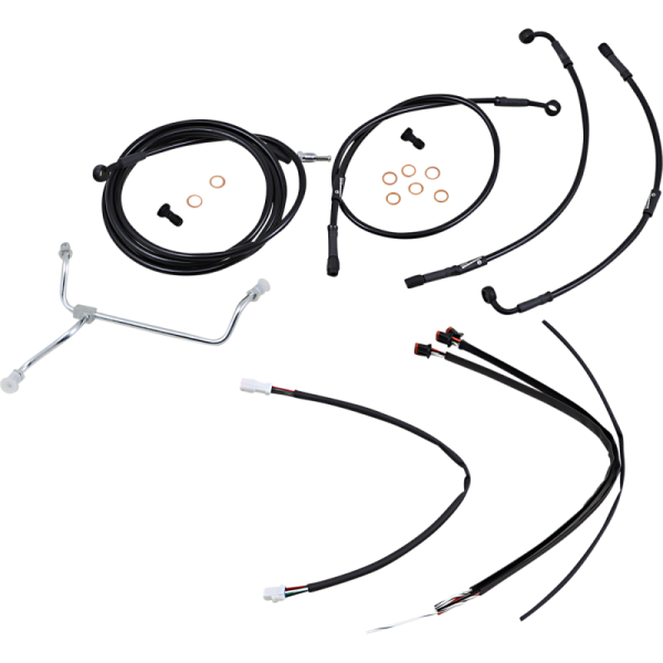 (image for) Ape Hanger Install Kit - Black Vinyl