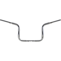 (image for) EZ Install Round Top Handlebar - Chrome, 12” Rise