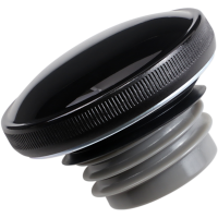 (image for) Locking Skull Gas Cap Gloss Black Vented