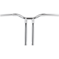 (image for) Chrome 1 1/4" One-Piece Kage Fighter T-Bars, 14" End Rise