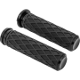 (image for) Diamond Grips - Black Anodized - 99-17 Twin Cam
