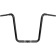 (image for) Gloss Black 1 1/4" Twin Round Handlebars, 16" End Rise