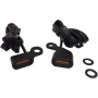 (image for) LED Handlebar Marker Lights Black/Amber