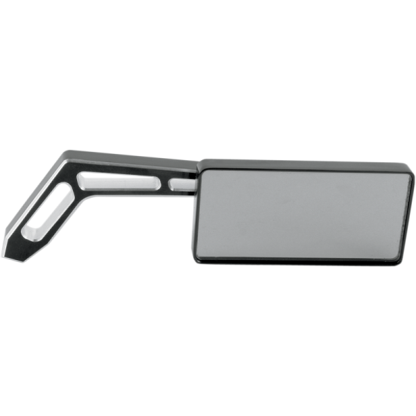 (image for) PRO-ONE PERF.MFG. Billet Aluminum Mirror - Smooth Head Right (Black Anodized)