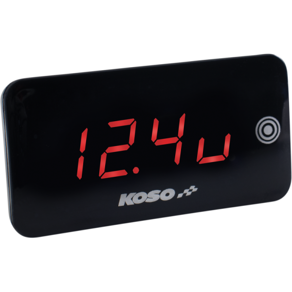 (image for) Koso North America Super-Slim Touchscreen Volt and Temperature Meter