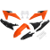 (image for) Complete Body Kit - Orange/black