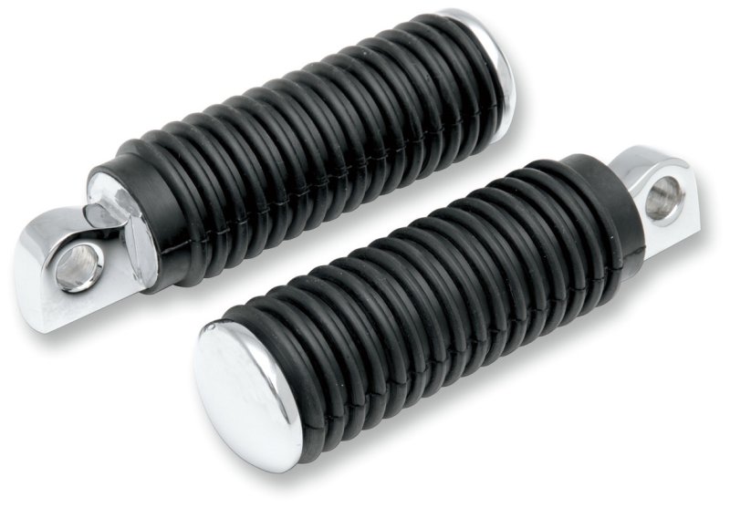 (image for) Drag Specialties Rubber Footpegs w/ Male Mounts