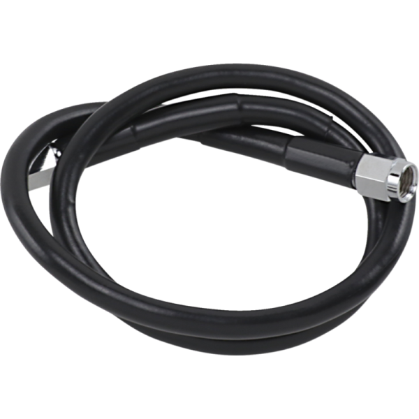 (image for) Drag Specialties Black Vinyl-Coated Stainless Steel Brake Line 26"