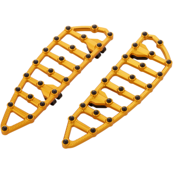 (image for) Arlen Ness MX Driver Floorboards - Gold Anodized