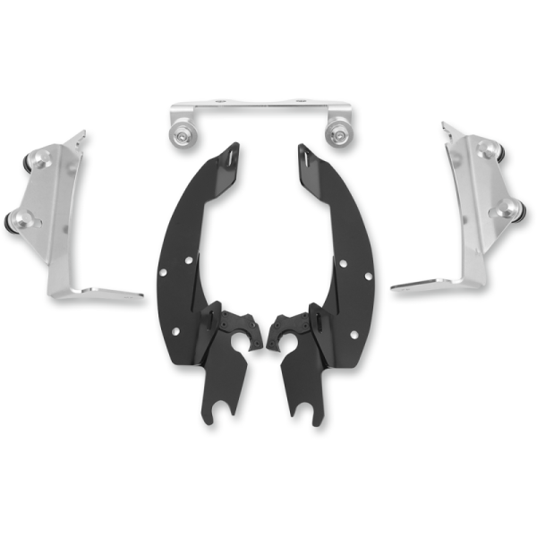 (image for) MEMPHIS SHADES METRIC Trigger-Lock Mount Kit Polished for Yamaha XV1100 V-Star Custom 99-15