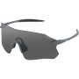 (image for) Aero Sunglasses - Matte gray/smoke silver mirror