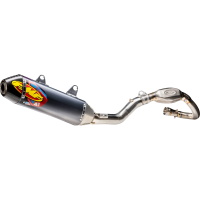 (image for) FMF Q4 Hex Spark Arrestor Slip-On Muffler - Honda CRF250R/RX