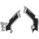 (image for) Acerbis X-Grip Frame Guard - KAWASAKI KX450 19-23 - Silver/black