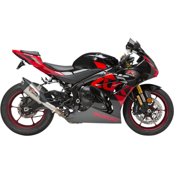 (image for) YOSHIMURA Street Alpha T (Works Finish) Slip-On Muffler for Suzuki GSX-R1000 17-24