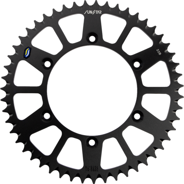 (image for) Aluminum Works Triplestar Rear Sprocket 51T