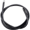 (image for) Black Vinyl-Coated Stainless Steel Brake Line 50"