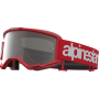 (image for) Alpinestars Vision 5 Goggles - Hone Red/Silver (Mirror Silver Lens)
