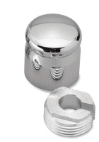 (image for) Billet Choke Cable Knob Cover Smooth