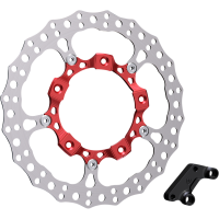 (image for) 14" Full Floating Rotor Kit, Red, Left