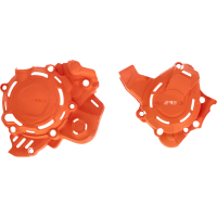 (image for) Acerbis X-Power Engine Cover Kit - Orange 16