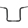 (image for) 1 1/2" EZ Install Round Top Handlebar - Black, 16" End Rise