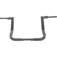 (image for) EZ Install Flat Top Handlebar - Chrome, 12” Rise