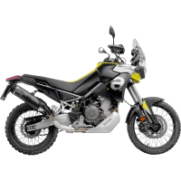 (image for) LV ONE EVO Black stainless steel Slip-On for APRILIA Taureg 660 22-24