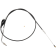 (image for) Black Vinyl/Stainless Braided Idle Cable