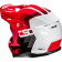 (image for) HJC C50 Primal Helmet - White/Red, Size S