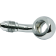 (image for) Magnum Universal Brake Line Fitting, Chrome, 3/8"/10 mm banjo x AN-3 45°