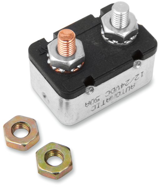 (image for) Drag Specialties 50A Two-Stud Circuit Breaker