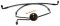 (image for) Black Pearl Lower Front Brake Line for 02-03 XL883R