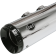 (image for) GNX 4.5" Slip-On Mufflers - Chrome / Tuxedo Black